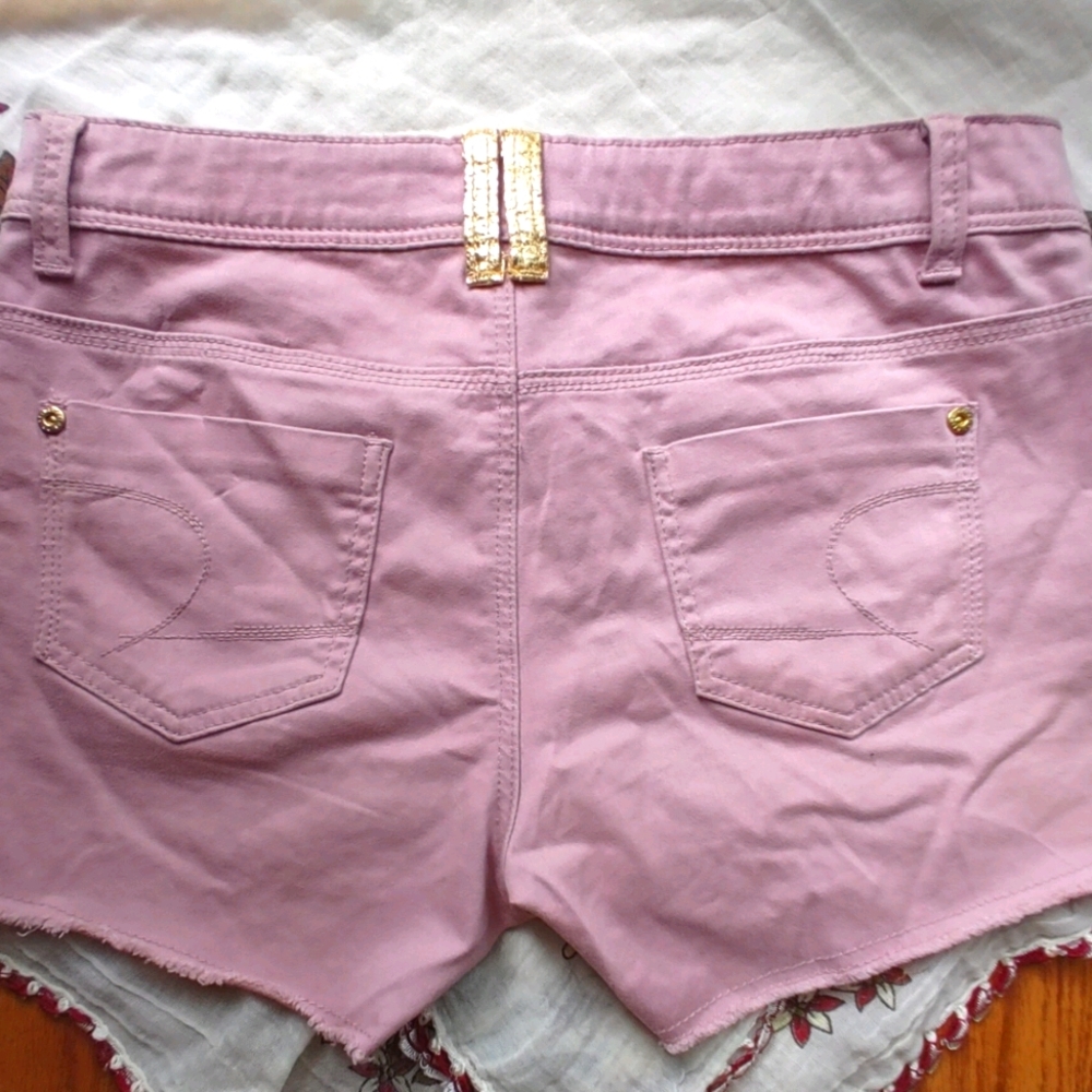 Baby pink shorts